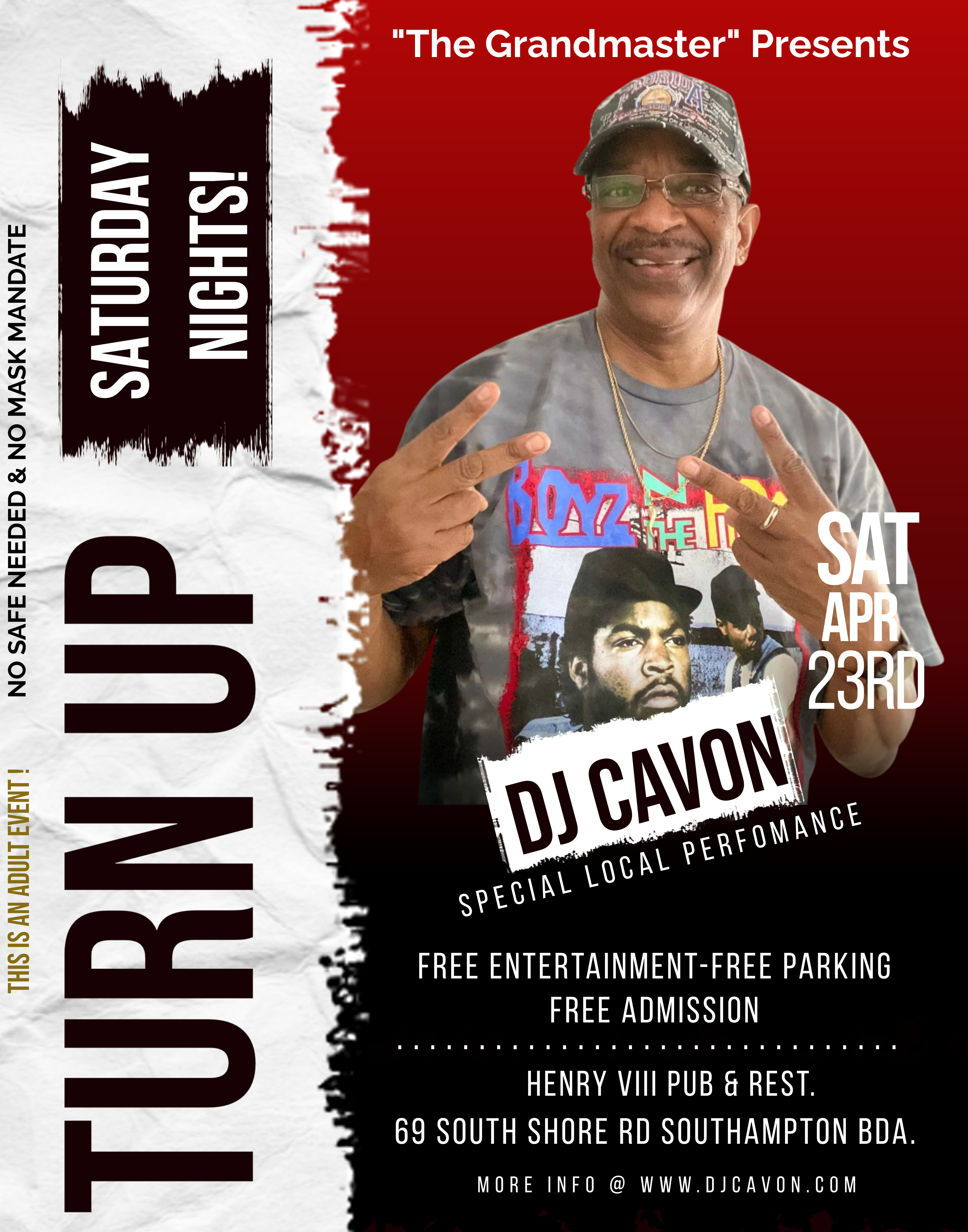 DJ Cavon Turn Up Saturday Night